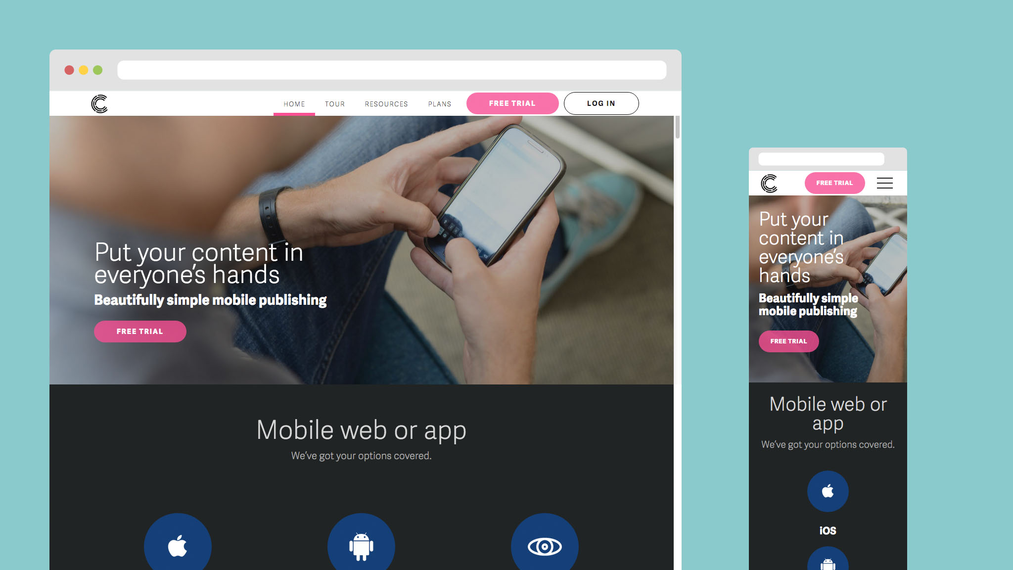 contentment.io hero