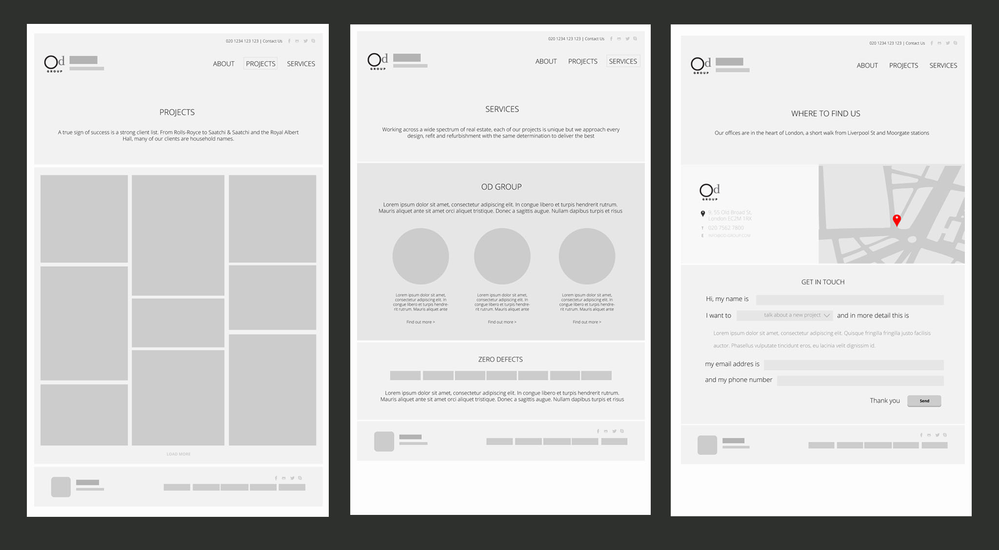 wireframes
