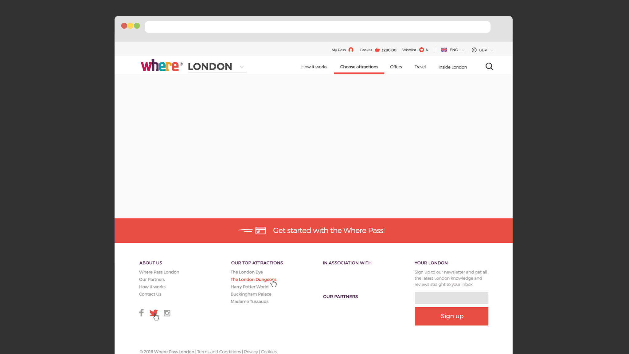 Header & Footer states